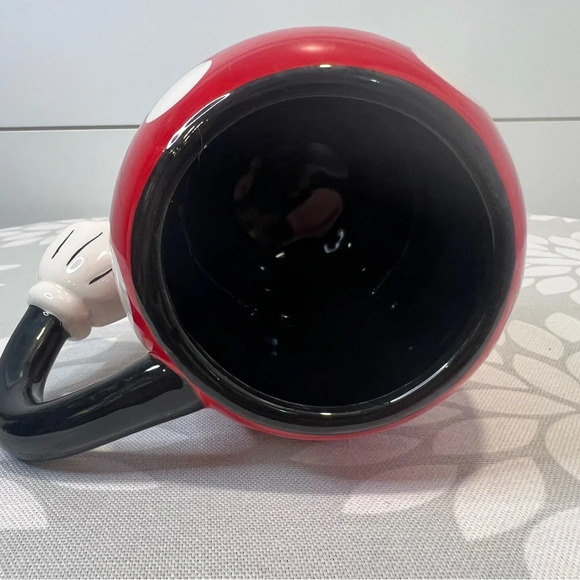 Disney Jerry Leigh Minnie Mouse Hand on Hip Mug Red White Polka Dot Mug. 18 oz. - Picture 4 of 7